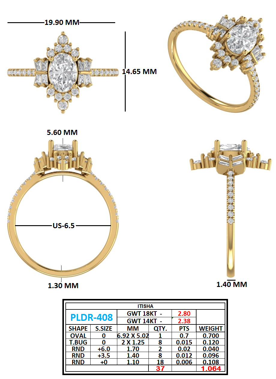 Diamond Eternity Style Ring PLDR-408